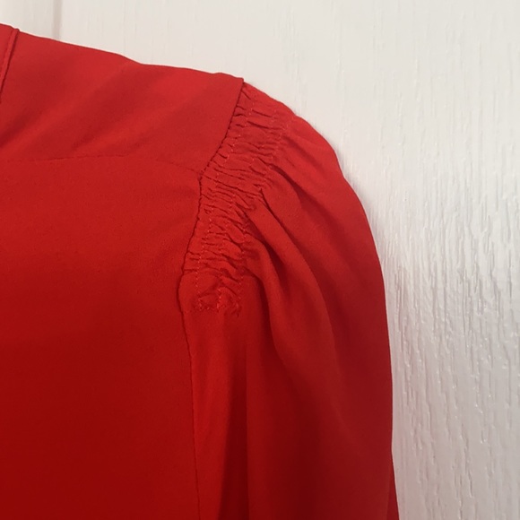 NY&CO Red Blouse with Snap Detail XL - Picture 5 of 5